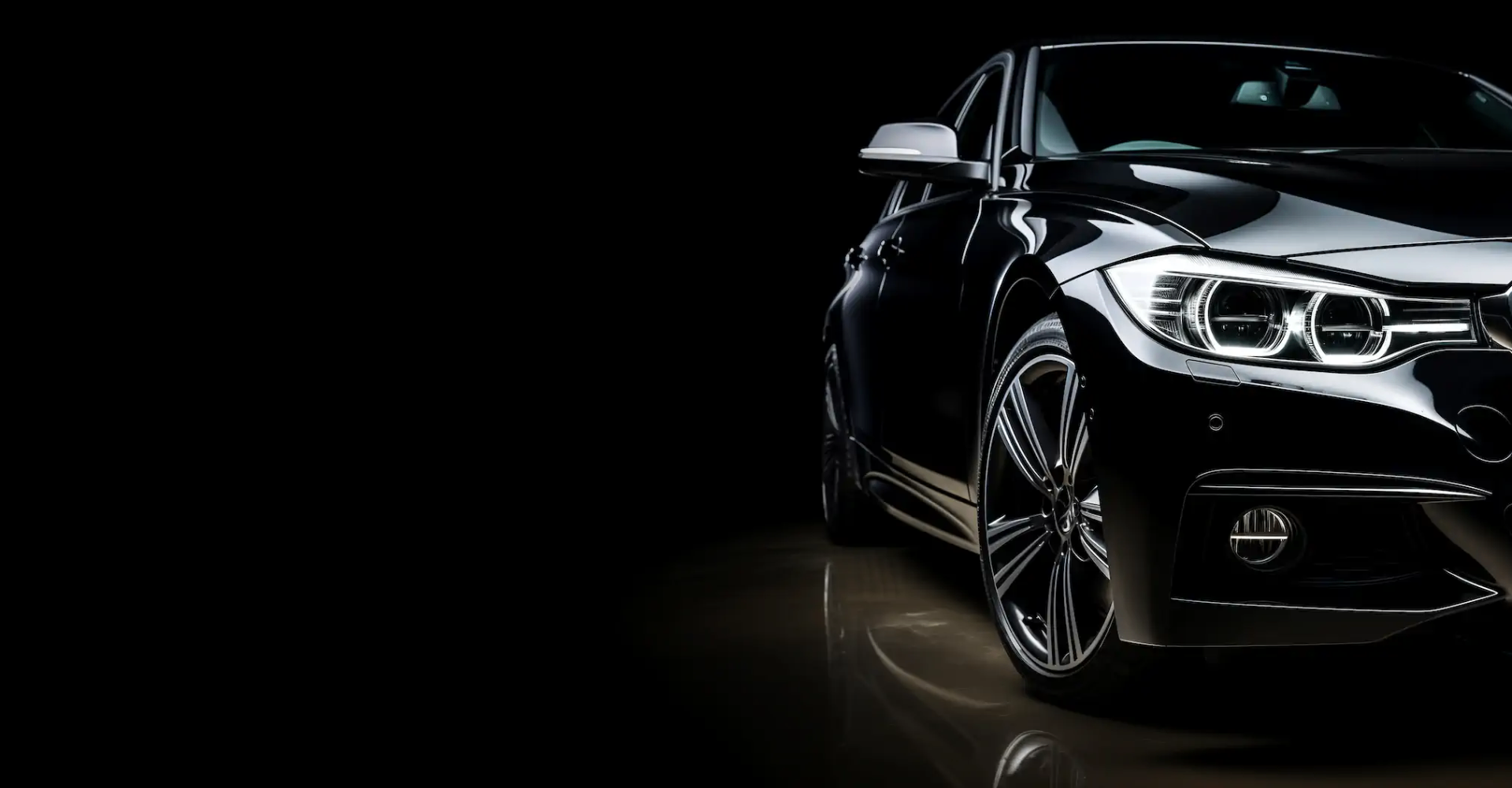 Leasingbil i showroom